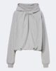 Dries Van Noten Dries Van Noten Draped cotton jersey hoodie - 1