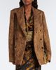 Dries Van Noten Dries Van Noten Draped floral silk satin wrap top - 2