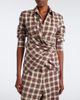 Dries Van Noten Dries Van Noten Draped plaid cotton flannel shirt - 2