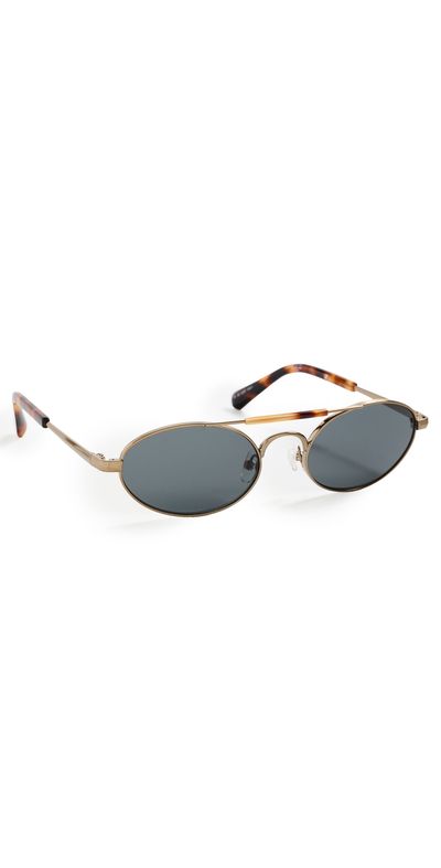 Dries Van Noten Dries Van Noten DVN219 Sunglasses Yellow Gold/Light Gold One