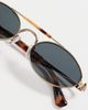 Dries Van Noten Dries Van Noten DVN219 Sunglasses Yellow Gold/Light Gold One - 5