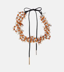 Dries Van Noten Dries Van Noten Embellished beaded necklace