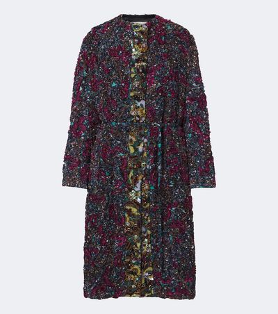 Dries Van Noten Dries Van Noten Embellished embroidered coat