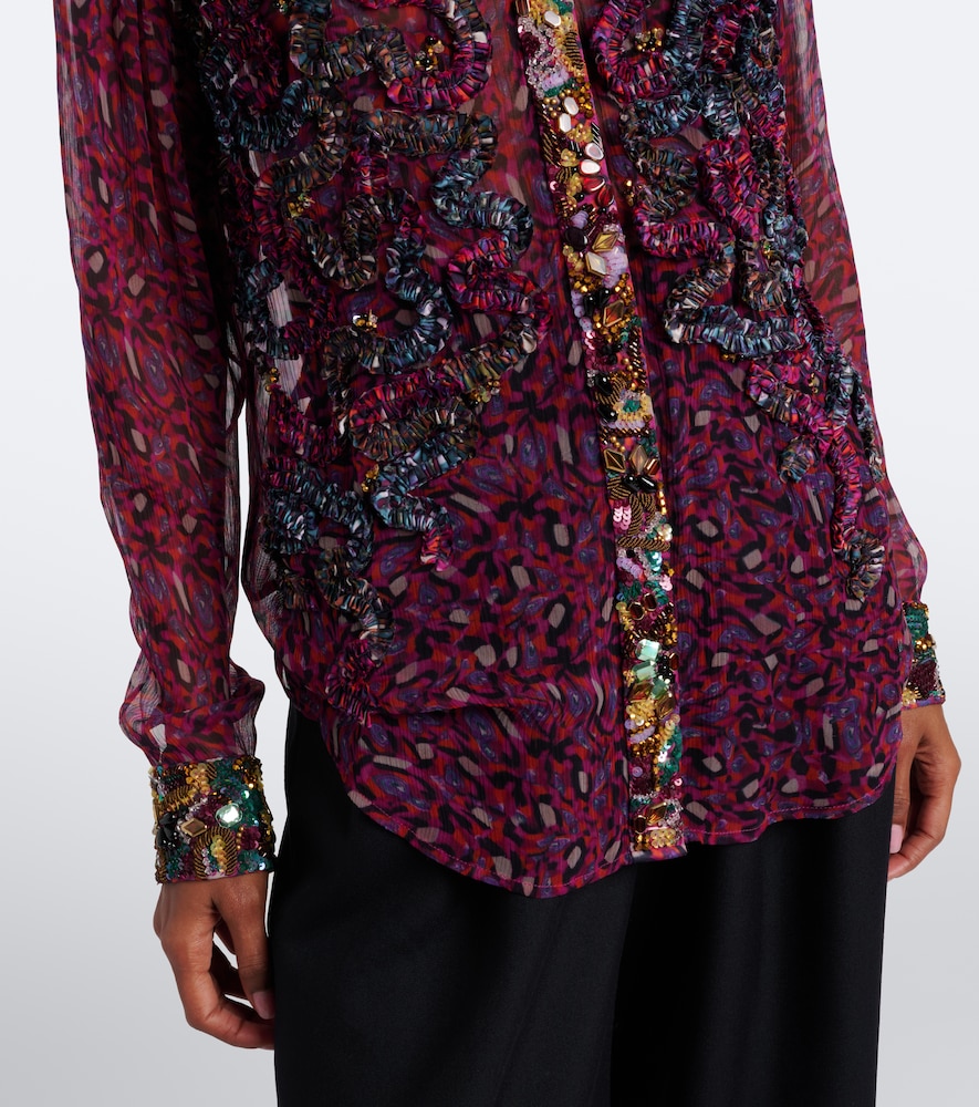 Dries Van Noten - Embellished embroidered shirt