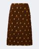 Dries Van Noten Dries Van Noten Embellished floral cloqué midi skirt - 1