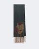 Dries Van Noten Dries Van Noten Embellished fringed silk scarf - 1