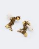 Dries Van Noten Dries Van Noten Embellished pearl drop earrings - 5