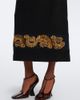 Dries Van Noten Dries Van Noten Embellished wool-blend twill midi skirt - 4