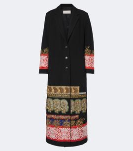 Dries Van Noten Dries Van Noten Embellished wool coat