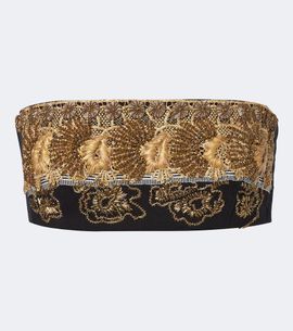 Dries Van Noten Dries Van Noten Embroidered cotton bandeau top