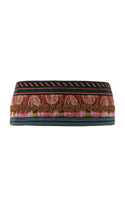 Dries Van Noten Dries Van Noten Embroidered Cotton Belt