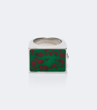 Dries Van Noten Dries Van Noten Enamel signet ring