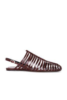 Dries Van Noten Dries Van Noten Flat Square Toe Open Ballerina Flat