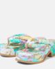 Dries Van Noten Dries Van Noten Floral-printed platform thong sandals - 5