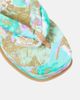 Dries Van Noten Dries Van Noten Floral-printed platform thong sandals - 6