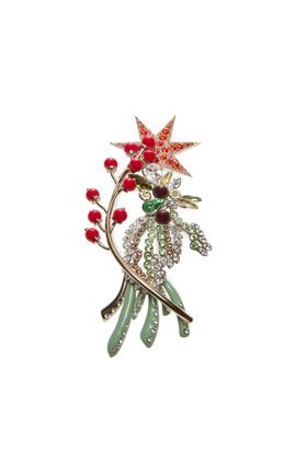 Dries Van Noten Dries Van Noten Floral Brooch