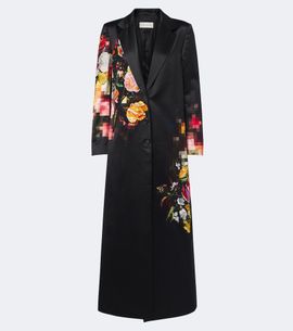 Dries Van Noten Dries Van Noten Floral cotton and silk satin coat
