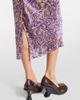 Dries Van Noten Dries Van Noten Floral silk satin midi skirt - 5