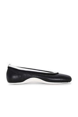 Dries Van Noten Dries Van Noten Foot Shaped Rubber Sole Ballerina Flat