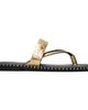 Dries Van Noten Dries Van Noten Gold Leather Sandals - 1