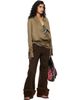 Dries Van Noten Dries Van Noten Gold Leather Sandals - 5