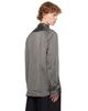 Dries Van Noten Dries Van Noten Gray & Burgundy Pinstripe Shirt - 3