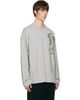 Dries Van Noten Dries Van Noten Gray Embroidered Cotton T-shirt - 2
