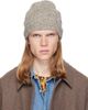 Dries Van Noten Dries Van Noten Gray Floral Beanie - 1