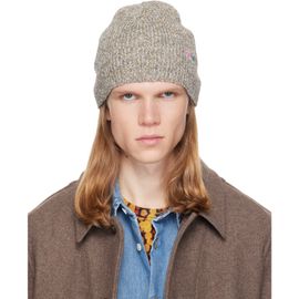 Dries Van Noten Dries Van Noten Gray Floral Beanie