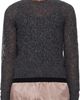 Dries Van Noten Dries Van Noten Gray Lace Stitch Alpaca Sweater - 1