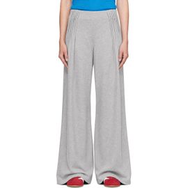 Dries Van Noten Dries Van Noten Gray Pleated Lounge Pants