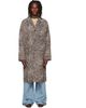 Dries Van Noten Dries Van Noten Gray Printed Coat - 1