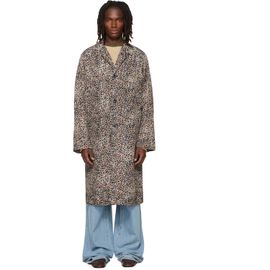 Dries Van Noten Dries Van Noten Gray Printed Coat