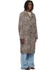 Dries Van Noten Dries Van Noten Gray Printed Coat - 2