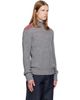 Dries Van Noten Dries Van Noten Gray Rib-Knit Wool Turtleneck - 2
