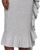 Dries Van Noten Dries Van Noten Gray Shirred Ruffle Midi Skirt - 2