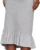Dries Van Noten Dries Van Noten Gray Shirred Ruffle Midi Skirt - 3