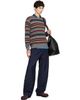 Dries Van Noten Dries Van Noten Gray Striped Sweater - 4