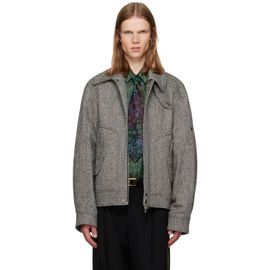 Dries Van Noten Dries Van Noten Gray Wool Jacket