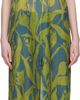Dries Van Noten Dries Van Noten Green & Blue Long Shirt Maxi Dress - 1