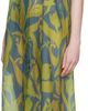 Dries Van Noten Dries Van Noten Green & Blue Long Shirt Maxi Dress - 4