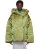 Dries Van Noten Dries Van Noten Green & Orange Floral Jacket - 1