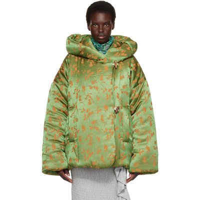 Dries Van Noten Dries Van Noten Green & Orange Floral Jacket
