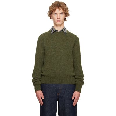 Dries Van Noten Dries Van Noten Green Alpaca Sweater
