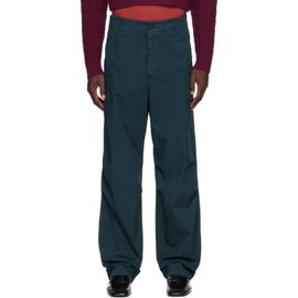 Dries Van Noten Dries Van Noten Green Cotton Trousers