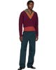 Dries Van Noten Dries Van Noten Green Cotton Trousers - 4