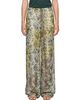 Dries Van Noten Dries Van Noten Green Elasticated Jacquard Trousers - 1
