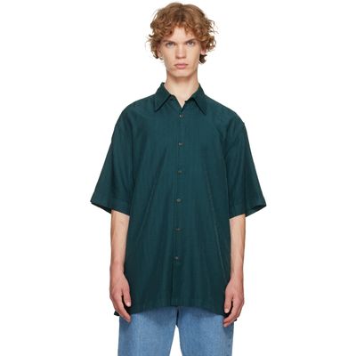 Dries Van Noten Dries Van Noten Green Floral Shirt