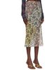 Dries Van Noten Dries Van Noten Green Jacquard Midi Skirt - 2
