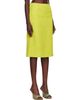 Dries Van Noten Dries Van Noten Green Matelassé Midi Skirt - 2